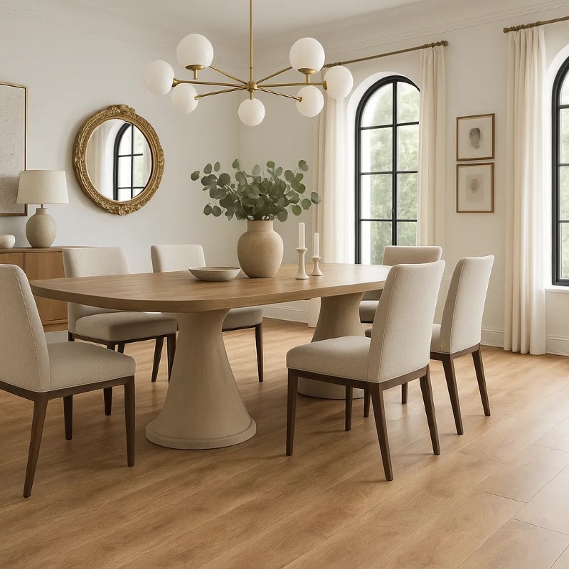 Pacific Direct Industries Exotic Delights Brazilian Cherry Vinyl Room Scene