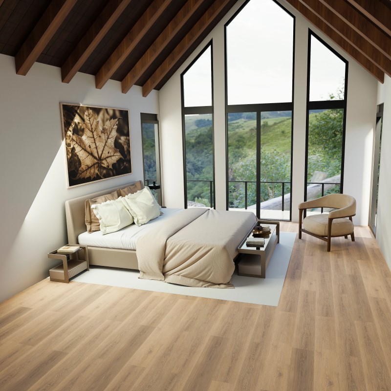 Pacific Direct Industries Monaco Royale Chateau Crest Vinyl Room Scene