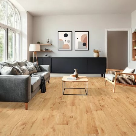 Quick Step NatureTek Plus Colossia XXL Grain Oak Laminate Room Scene