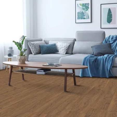 Quick Step NatureTek Plus Vestia Russet Oak Laminate Room Scene