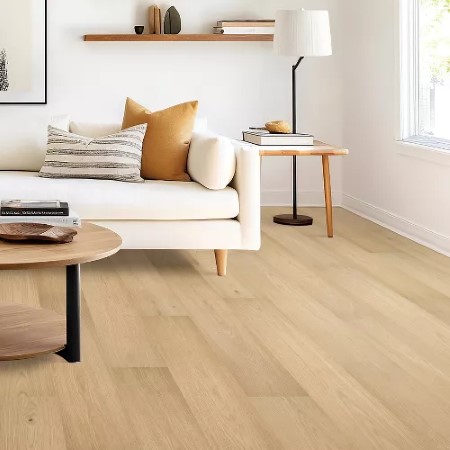 Quick Step NatureTek Premier Stellaris Sunbeam Hickory Laminate Room Scene