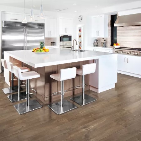 Quick Step NatureTek Select Reclaime W Mocha Oak Laminate Room Scene