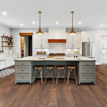 Quick Step Studio Distressed Oak Laminate Room Scene