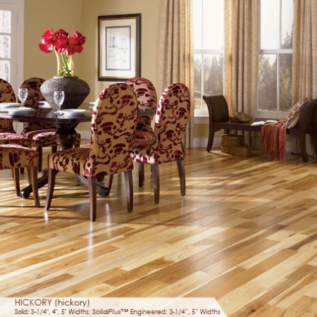 Somerset Hardwood Character Hickory Hardwood Room Scene