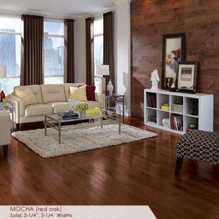 Somerset Hardwood Color Mocha Red Oak Hardwood Room Scene