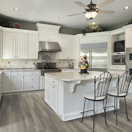 Trucor 9 Series Driftwood Oak Vinyl Room Scene