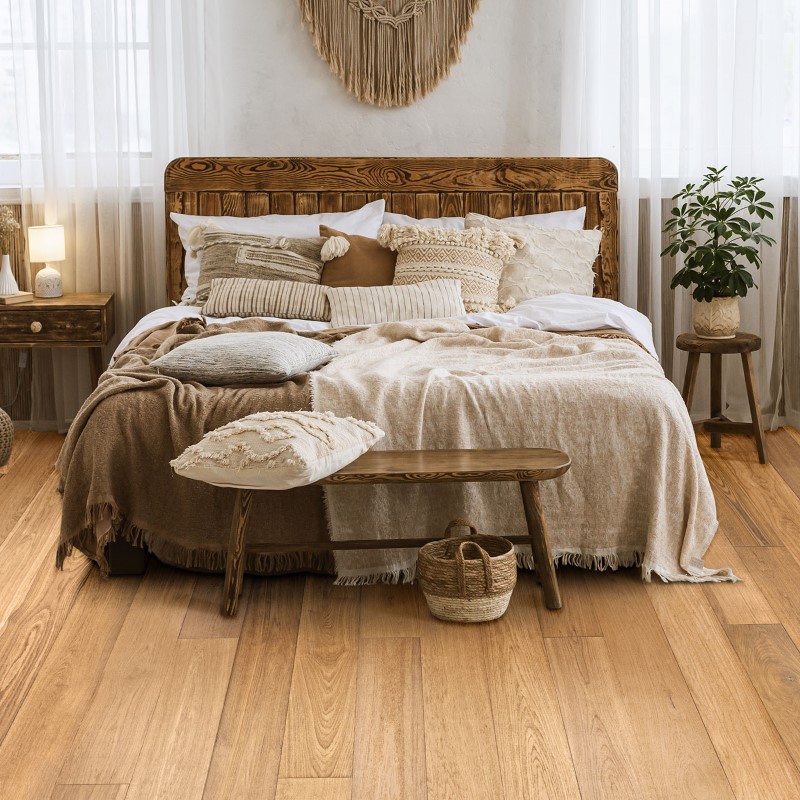 Urban Floor Chene Syrah Hardwood Room Scene