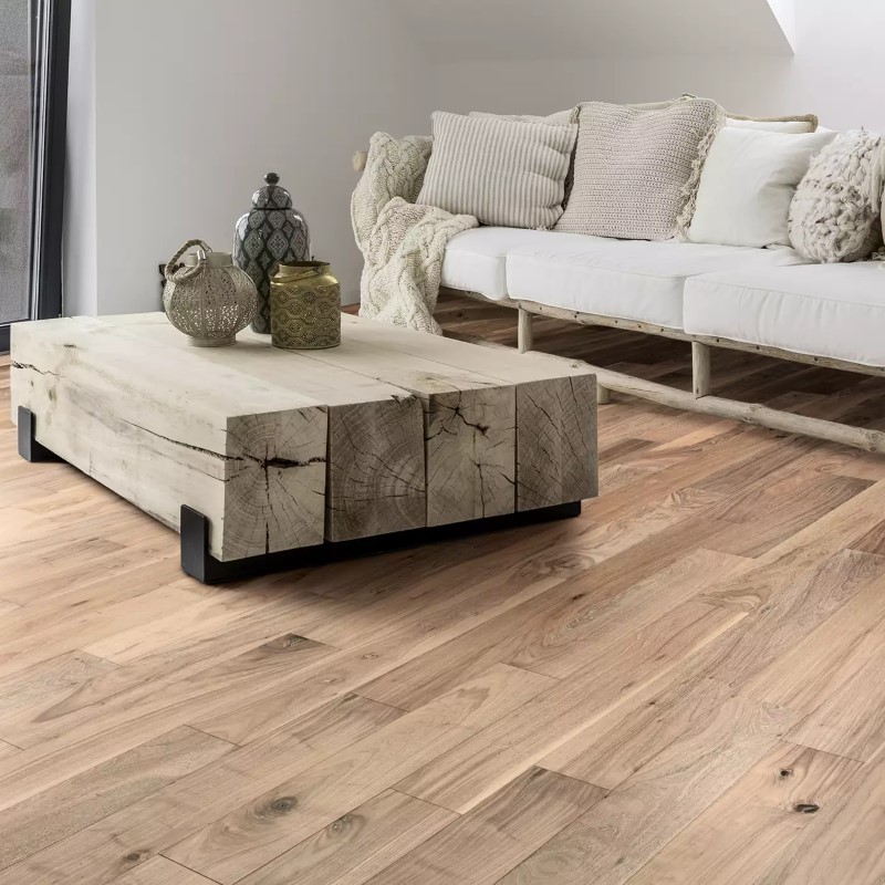 Urban Floor Urban Lifestyle Smooth Walnut White Mist Hardwood Room Scene